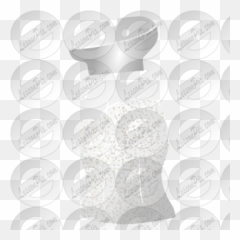 Salt Shaker Stencil For Classroom Therapy Use - Great Salt Dot Png,Salt Shaker Png