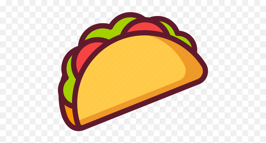 Cuisine Fast Food Mexic - Mexican Taco Cartoon Png,Cartoon Food Png - free  transparent png images 
