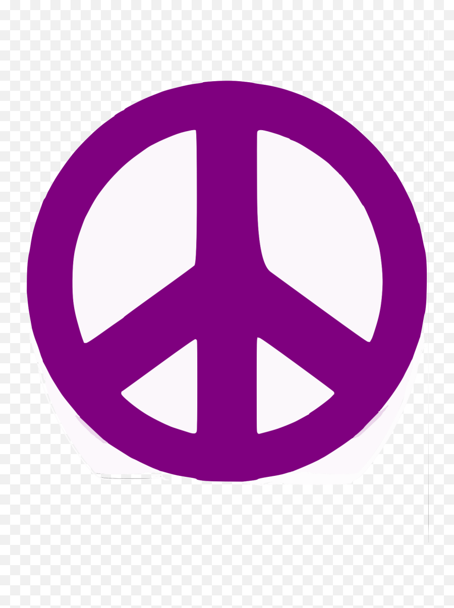 Purple Peace Sign Svg Vector Clip Art - Purple Peace Sign Clipart Png,Peace Symbol Png