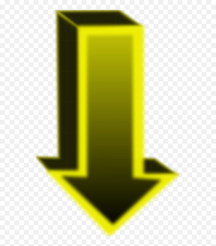 Arrow Pointing Down Yellow Drawing Free Image - Vertical Png,Arrow Pointing Down Png