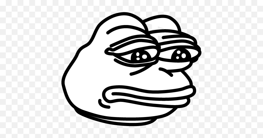 Pin - Pepe The Frog Black And White Png,Pepe Transparent Background