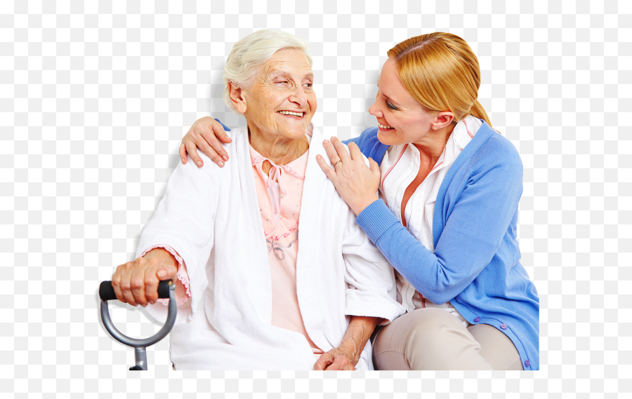 Download An Elderly And A Nurse - Elderly Nurse Png,Patient Png