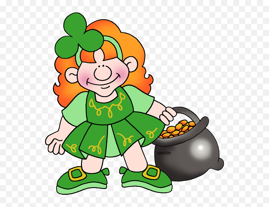 Mythical Beings And Creatures Clip Art By Phillip Martin - Transparent Girl Leprechaun Clipart Png,Leprechaun Png