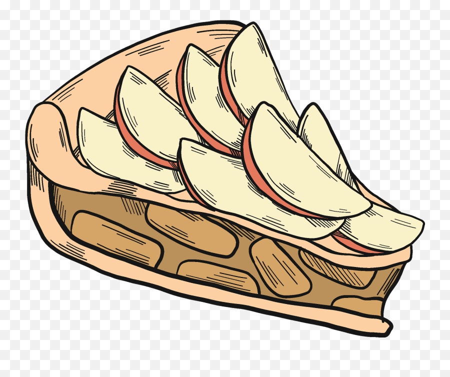 Piece Of Apple Pie Clipart - Sandwich Png,Pie Clipart Png