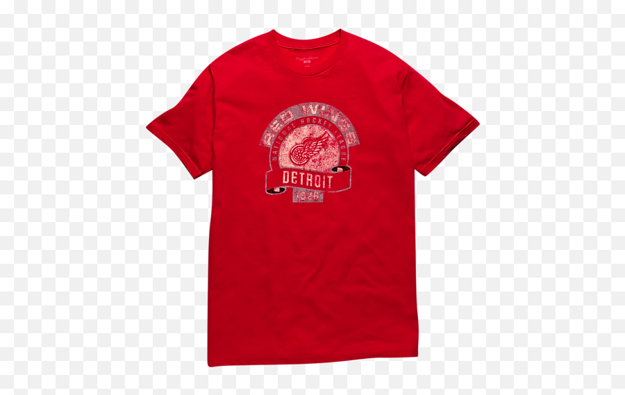 Wright U0026 Ditson Detroit Red Wings Slim Fit T - Shirt Neil Barrett Bjt868p P513p 0101 Png,Detroit Red Wings Logo Png