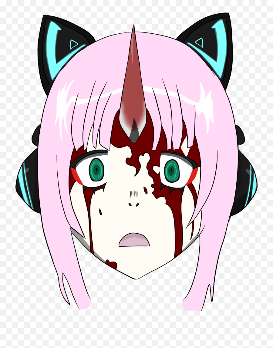 Hidomi Hibajiri Zero Two - Darling In The Franxx Flcl Png,Flcl Png