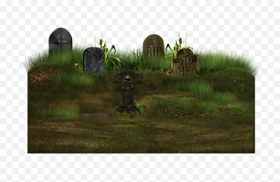 Grave Yard Transparent Png Clipart - Graveyard Png,Cemetery Png