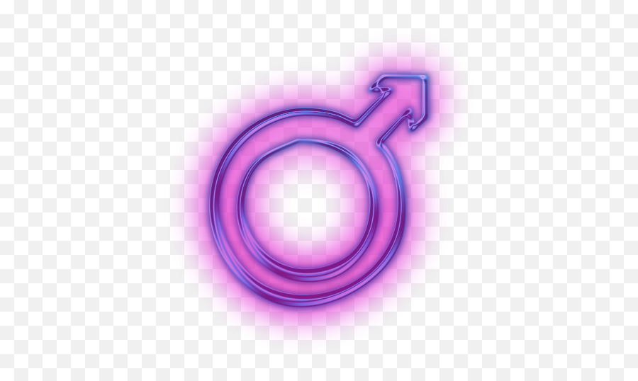 114353 Glowing Purple Neon Icon Symbols Shapes Male - Gender Circle Png,Male Gender Icon