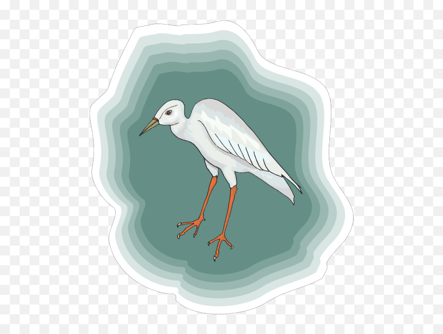 Heron With Green Background Png Svg - Pé De Garça,Heron Icon