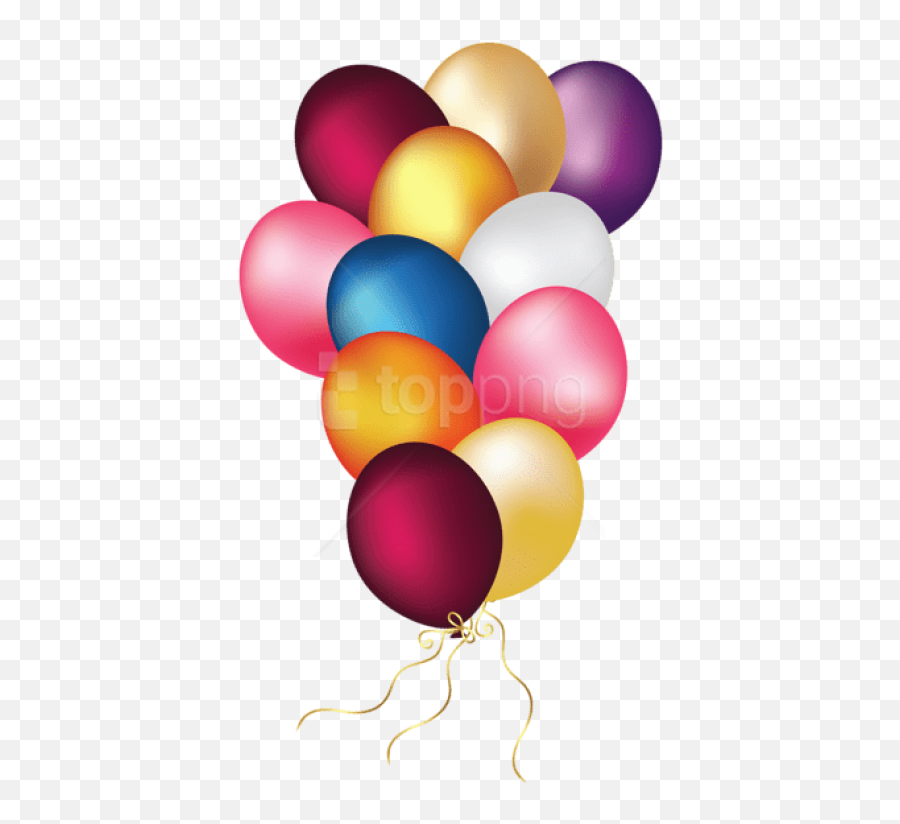 Download Free Png Colorful Balloons Transparent - Birthday Baloons Png,Balloons Transparent