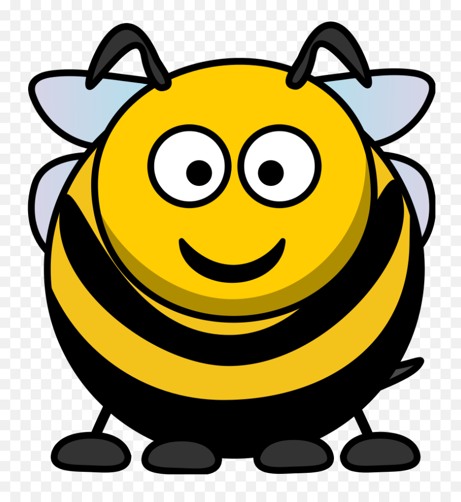 Free Bee Graphics Bumble Bees Clipart Image 5 2 - Clipartix Cartoon Bee Clipart Png,Bee Emoji Png