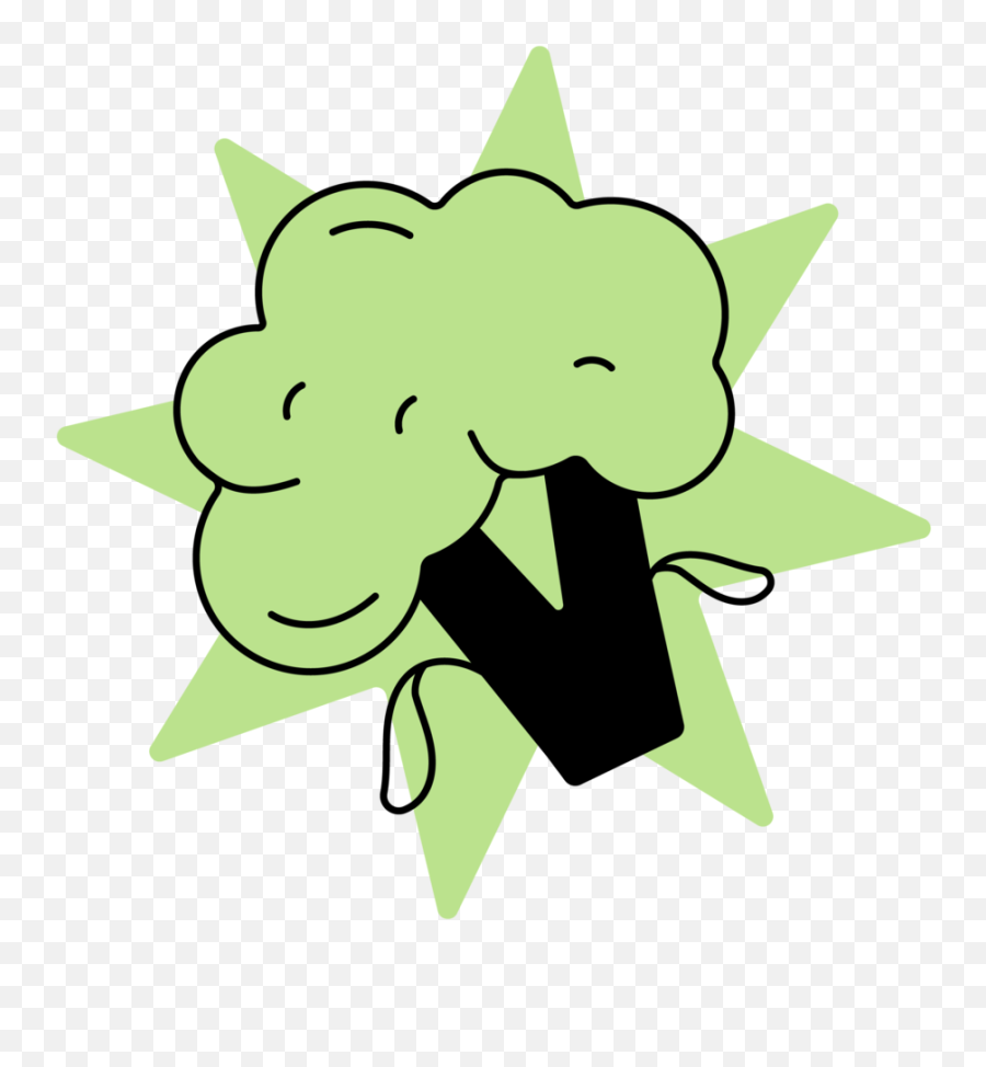 Broccoli Bar - Fictional Character Png,Vegetarian Menu Icon