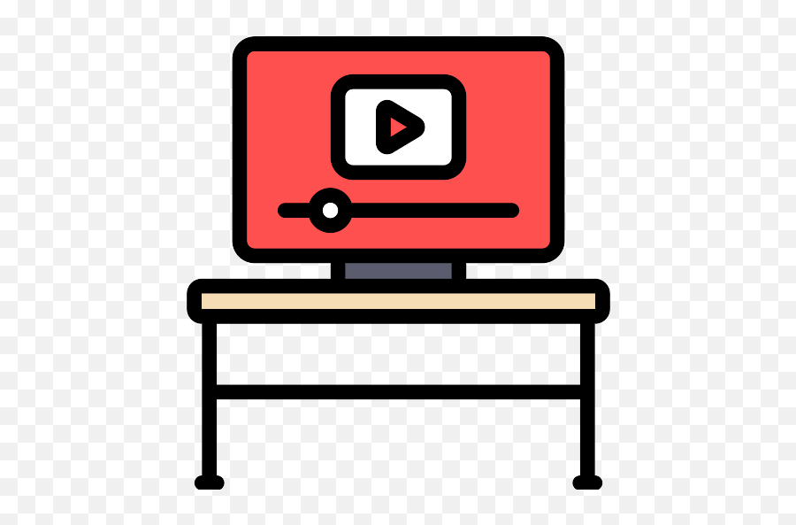 Video Player Streaming Vector Svg Icon - Icono Estante Png,Streaming Video Icon