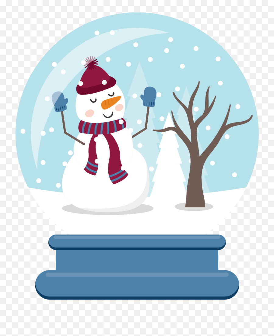 My Favorite Winter Snow Globe Print U0026 Cut File - Playing In The Snow Png,My Favorite Icon