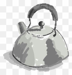 Kettle Png Transparent Image Mart - Cartoon Tea Kettle Png,Teapot Png