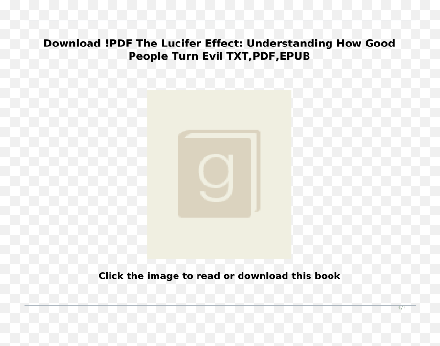 Download Pdf The Lucifer Effect Understanding How Good - Architectural Principles In The Age Of Humanism Pdf Free Download Png,Lucifer Png