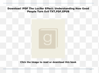 Download Pdf The Lucifer Effect Understanding How Good - Architectural Principles In The Age Of Humanism Pdf Free Download Png,Lucifer Png