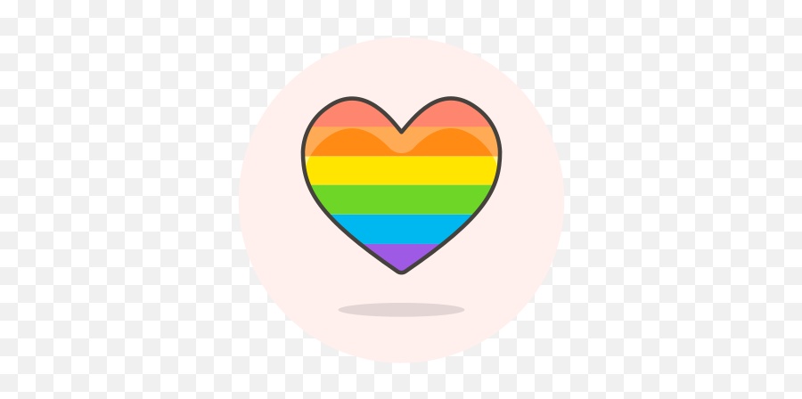 Flag Heart Lgbtq Free Icon - Iconiconscom Girly Png,App With Heart Icon