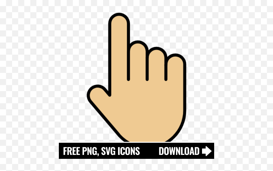 Free Finger Pointer Icon Symbol Png Svg Download - Icon Saved Messages Logo,Pointed Finger Icon