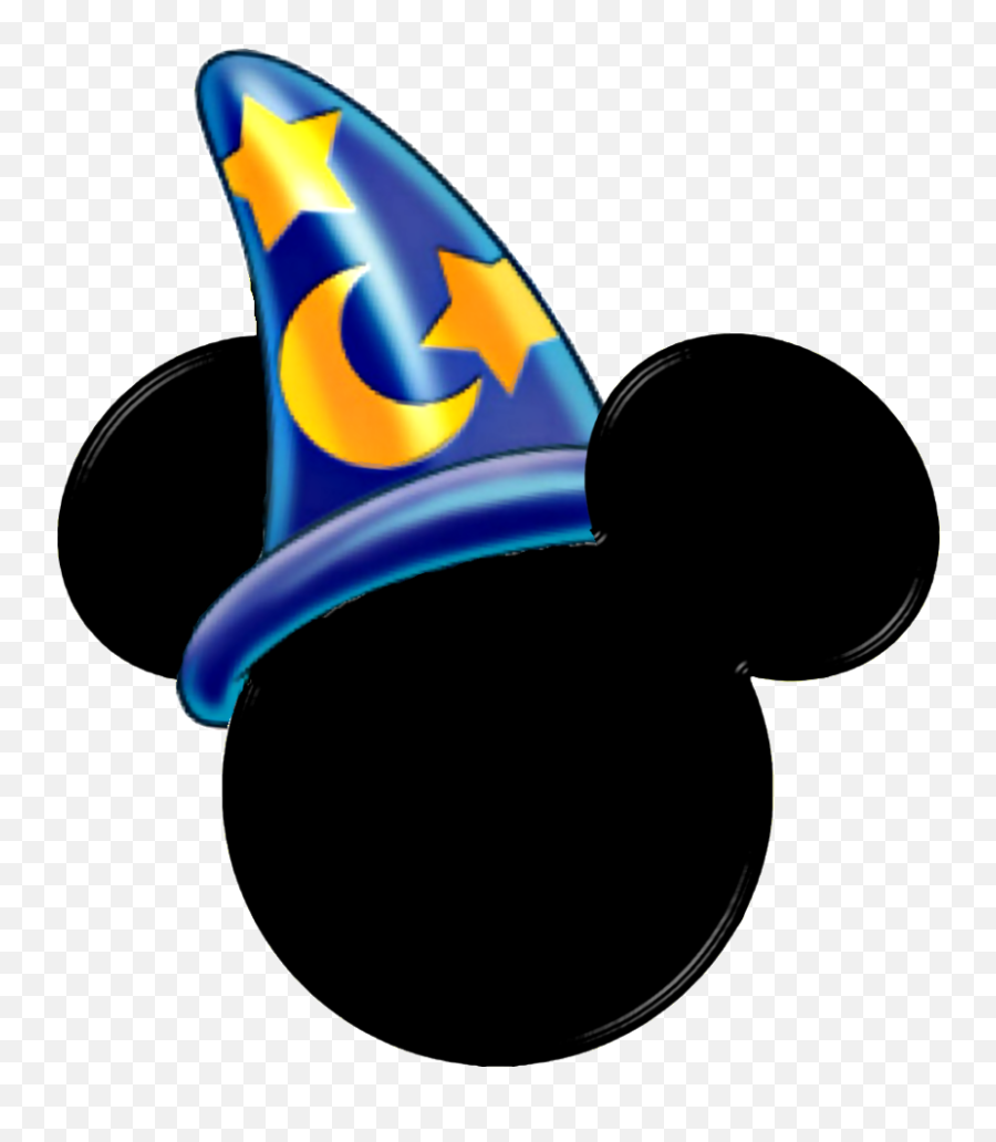 Mickey Mouse Hat Png Picture 680875 - Mickey Mouse Wizard Head,Sorcerer Png