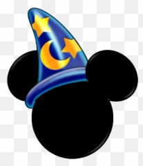 Mickey Mouse Hat Png Picture 680875 - Mickey Mouse Wizard Head,Sorcerer Png