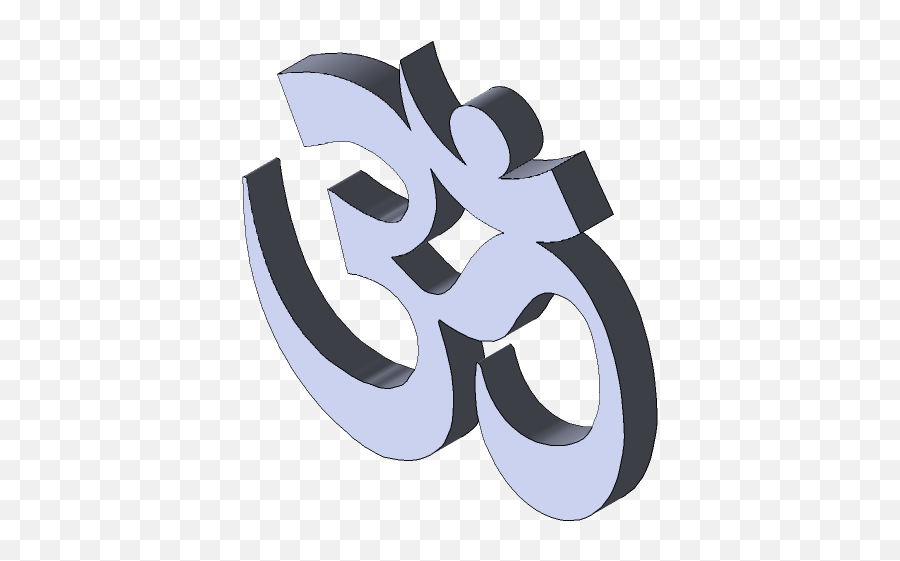 Om 3d Cad Model Library Grabcad - Om Symbol In Autocad Png,Om Icon