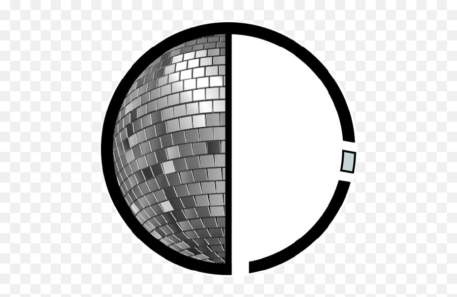 Download Disco Risque Logo Official Copy - Disco Ball Full Circle Png,Panic At The Disco Logo Png