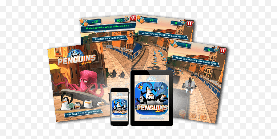 Penguins Of Madagascar Games - Play Fun Online Games Jumpstart Penguins Of Madagascar Movie Png,Penguins Movie Icon