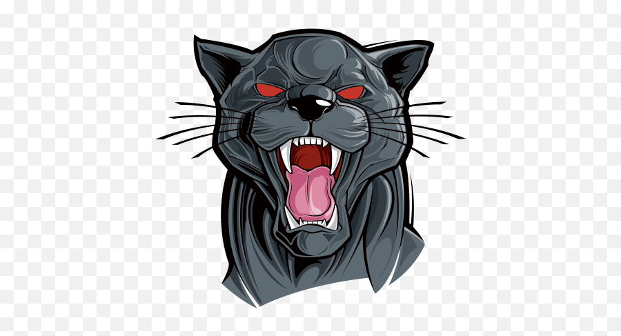 Black Panther - Black Panther Animal Cartoon Png,Black Panther Head Png -  free transparent png images 