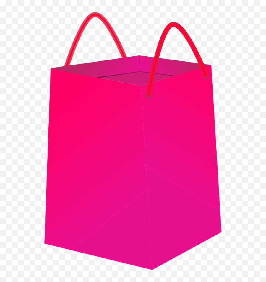 Download Cart Clipart Shopping Bag - Gift Bag Clip Art Png Pink Shopping Bags Transparent Background,Gift Bag Png