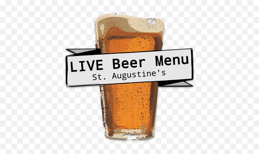 St Augustineu0027s Live Beer Menu Apk 031 - Download Apk Stilizzato Bicchiere Di Birra Disegno Png,Saint Augustine Icon