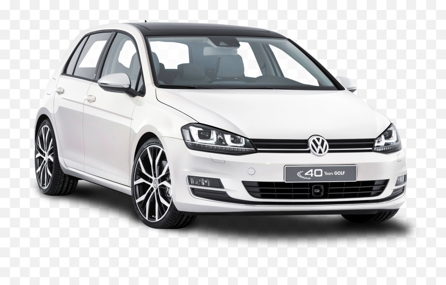White Volkswagen Golf Car Png Image - Volkswagen Golf Png,Volkswagen Png
