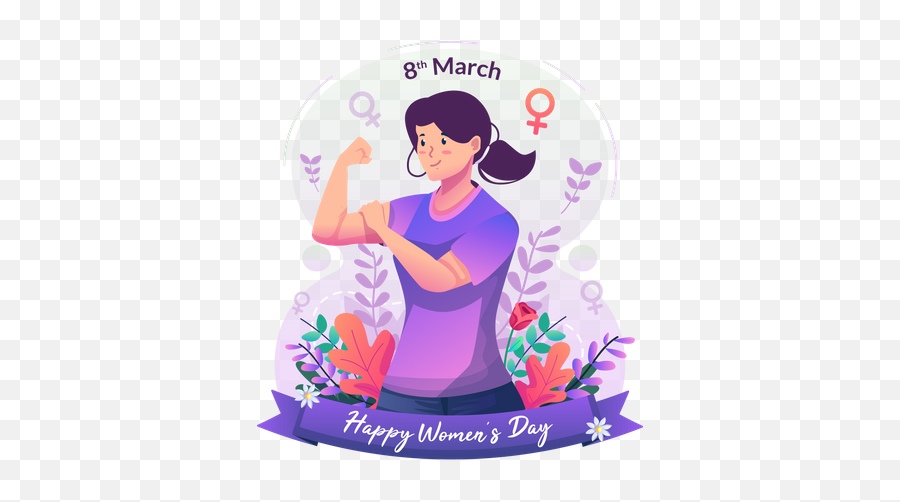 Premium International Womenu0027s Day Illustration Pack From Png Chef Icon Muscles