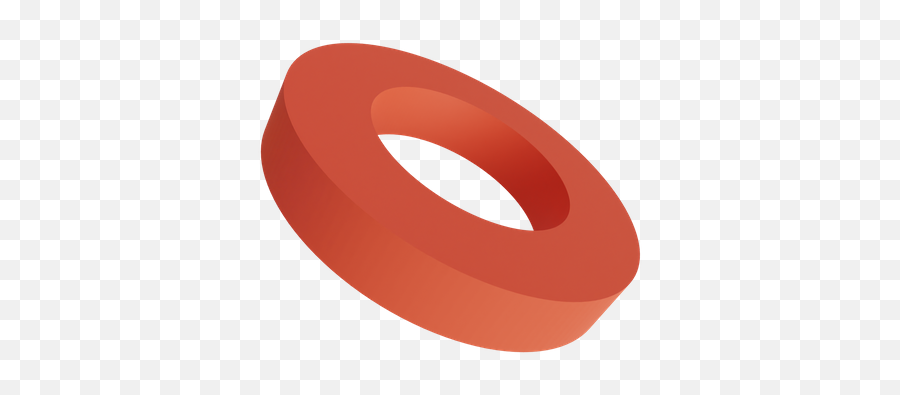 Sharp Donut Shape 3d Illustrations Designs Images Vectors Png Red Tape Icon