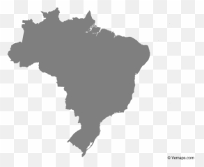 Vector Maps Of Brazil - Brazil Map Png,Brazil Png