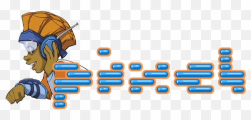 Lazytown Pixel Illustrated Logo - Town png