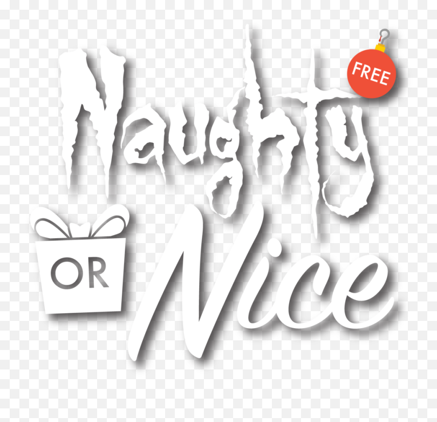 Download Hd Naughty Or Nice Main Page Logo - Illustration Graphic Design Png,Ripped Page Png