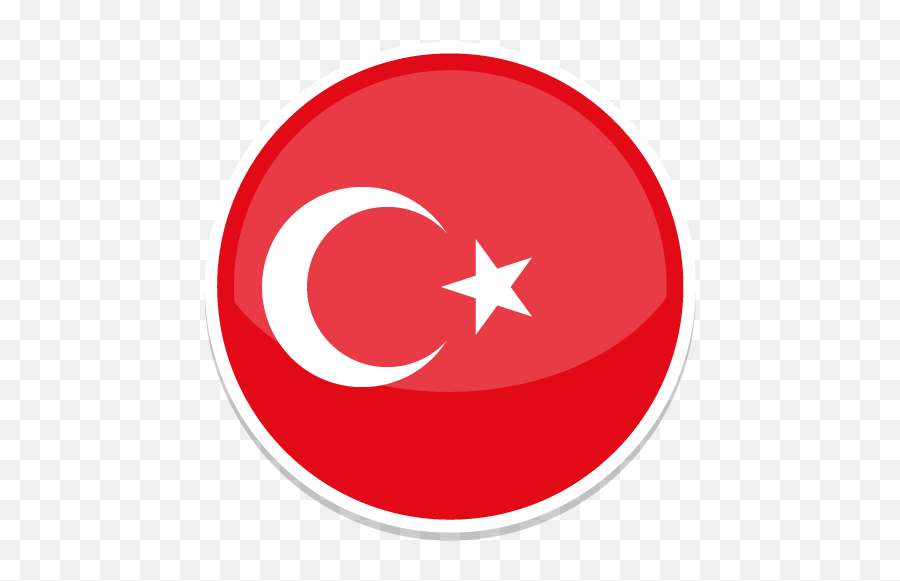 Turkey Icon Myiconfinder - Turkey Flag Icon Png,Circle Design Png