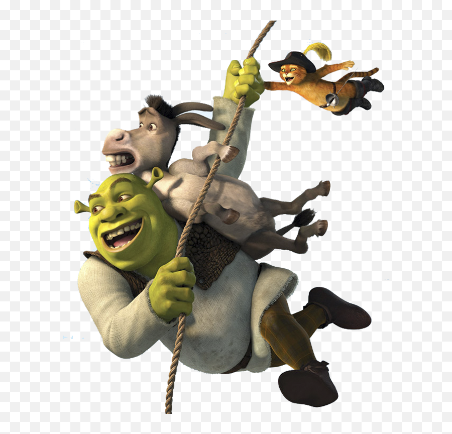 Png Shrek Transparent Background - Shrek Donkey And Puss Png,Shrek Transparent