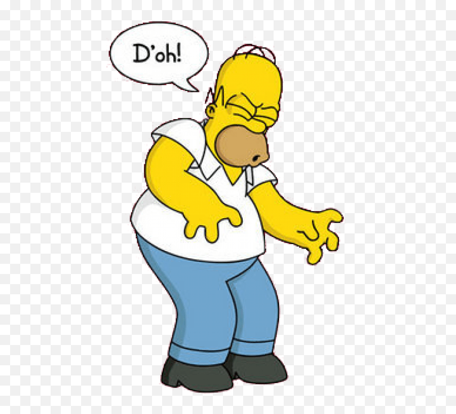 Simpsons Png And Vectors For Free Download - Dlpngcom Homer Simpson Doh,The Simpsons Png