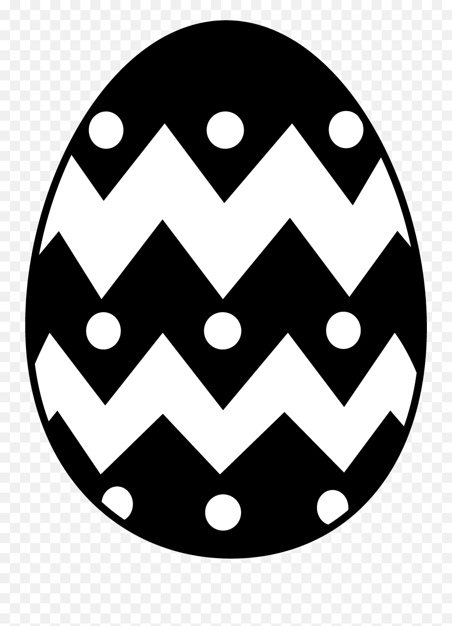 Download Hd - Easter Egg Vector Black And White Easter Egg Svg Png,Easter Egg Transparent Background