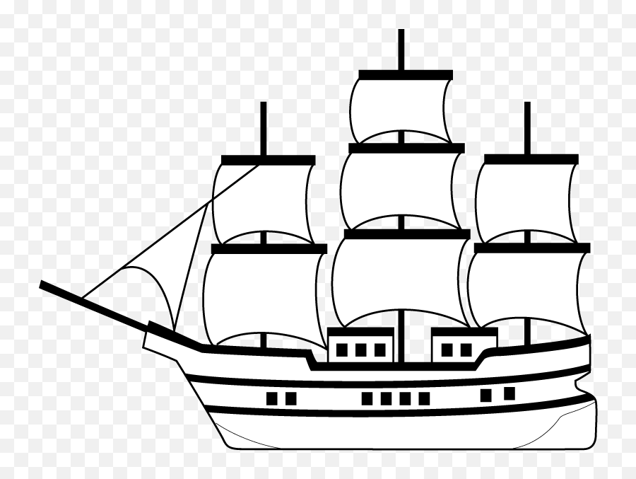 Trading Ship Clipart - Draw A Slave Ship Png,Old Ship Png