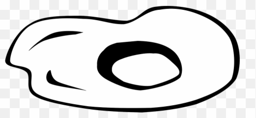 Black And White Egg Png U0026 Free Eggpng - Fried Eggs Clipart,Fried Egg Png