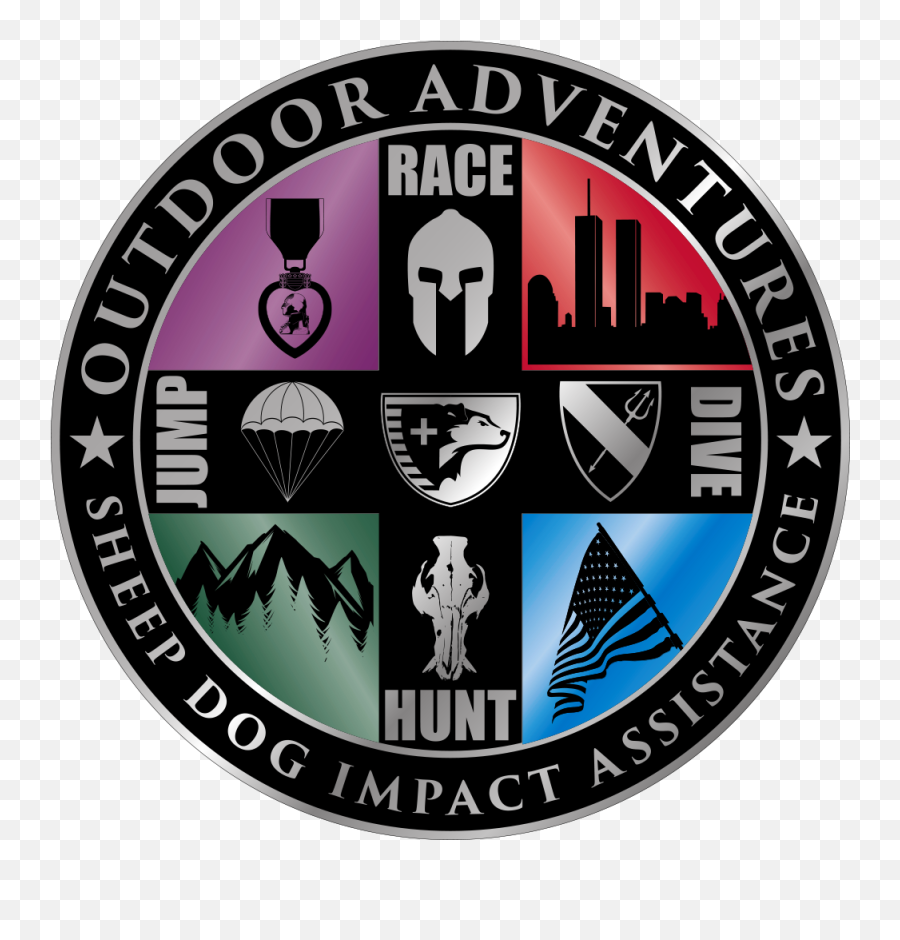 Outdoor Adventures Logo Sheep Dog Impact Assistance - Apha Patient Counseling Competition Png,Adventure Logo