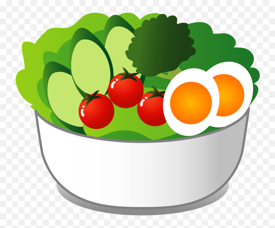 Salad Food Clipart Free Download Transparent Png Creazilla - Salad Clip Art,Food Clipart Png