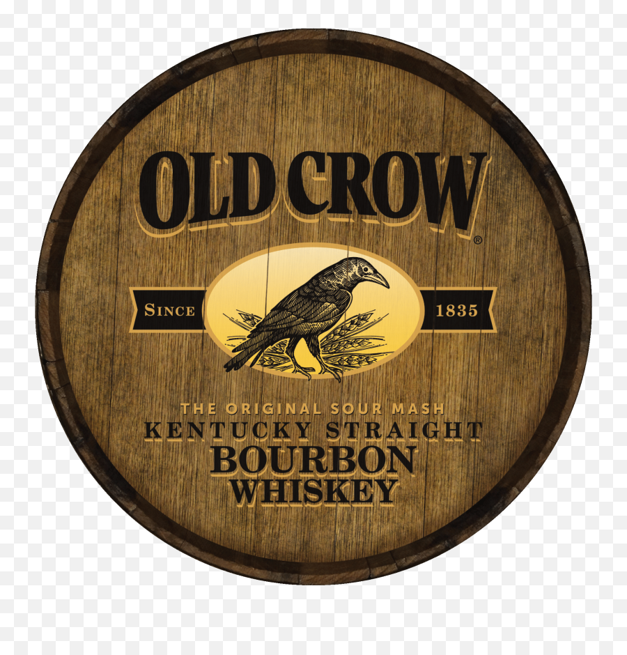Old Crow Bourbon Hoop Head - Accipitriformes Png,Crow Logo