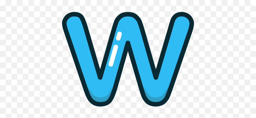 W Png Image - Letter W Png Blue,W Png