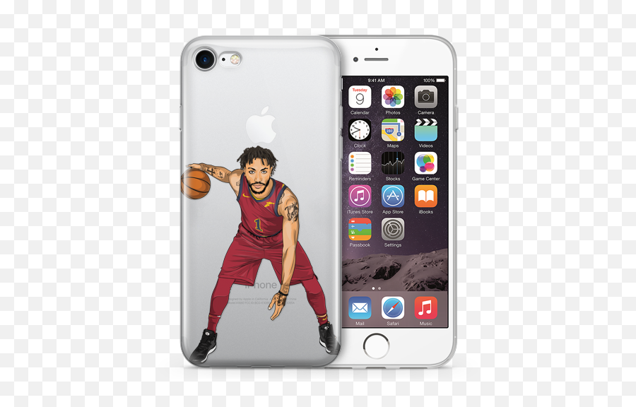 D - Rose Basketball Iphone Case Derrick Rose Phone Case Png,Derrick Rose Png