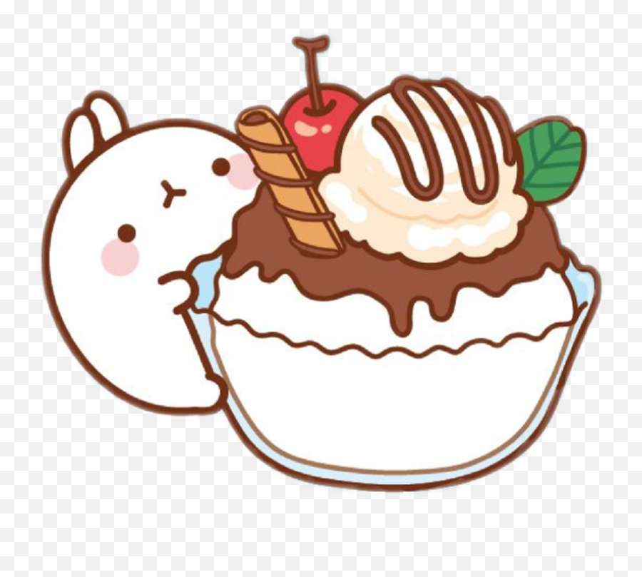 Ice Cream Sundae Kawaii - Kawaii Ice Cream Sundae Png,Ice Cream Sundae Png