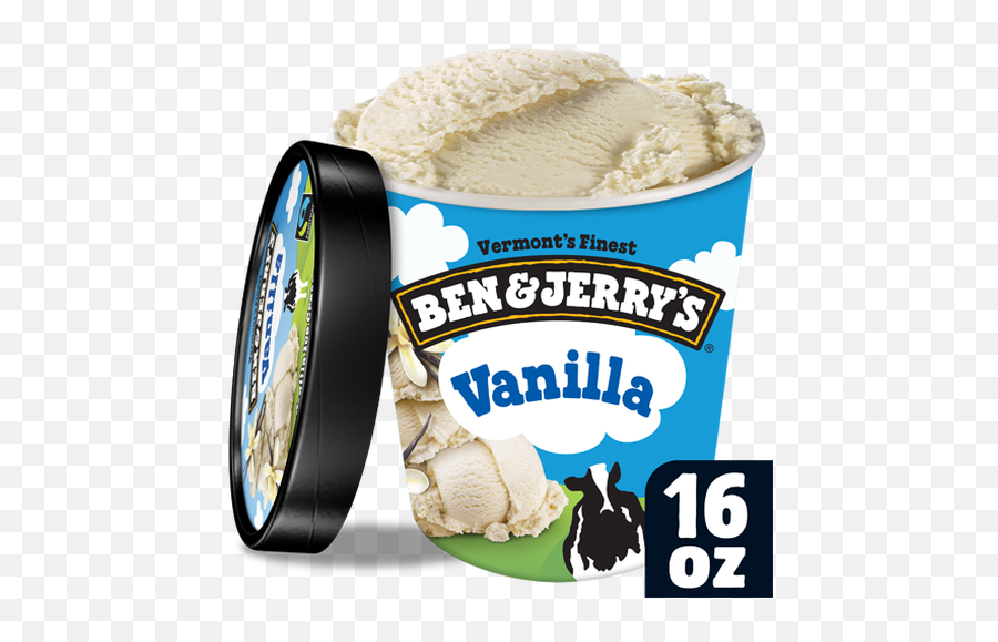 Vanilla Ice Cream Pint - Ben And Chunky Monkey Ice Cream Png,Vanilla Ice Cream Png
